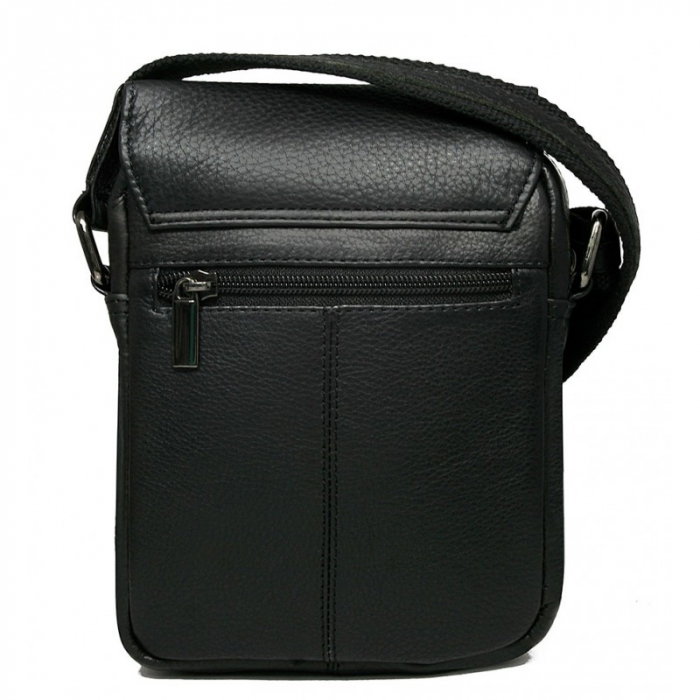 Geanta pentru umar din piele naturala Always Wild, Neagra [6]