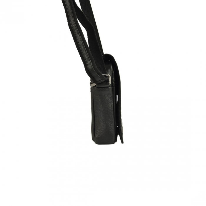 Geanta pentru umar din piele naturala Always Wild, Neagra [10]