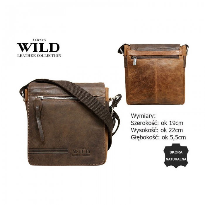 Geanta pentru umar din piele naturala Always Wild [3]