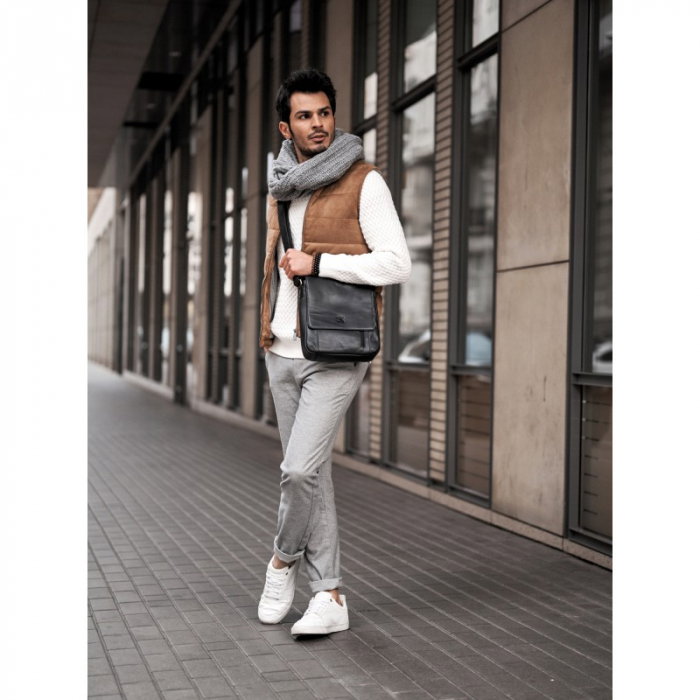 Geanta pentru umar din piele naturala Always Wild [5]