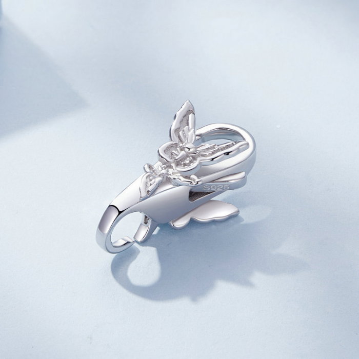 Inchizatoare dubla pentru bratara, cu  fluture [3]