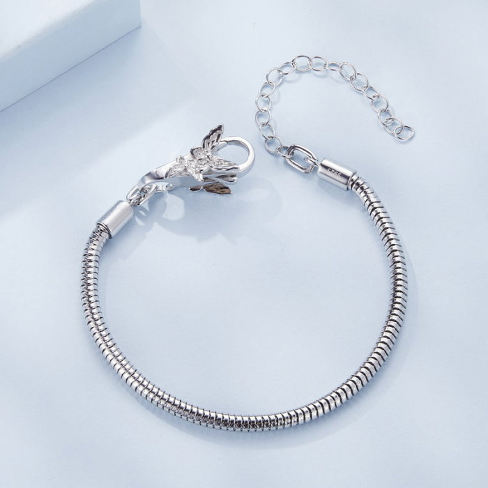 Inchizatoare dubla pentru bratara, cu  fluture [7]