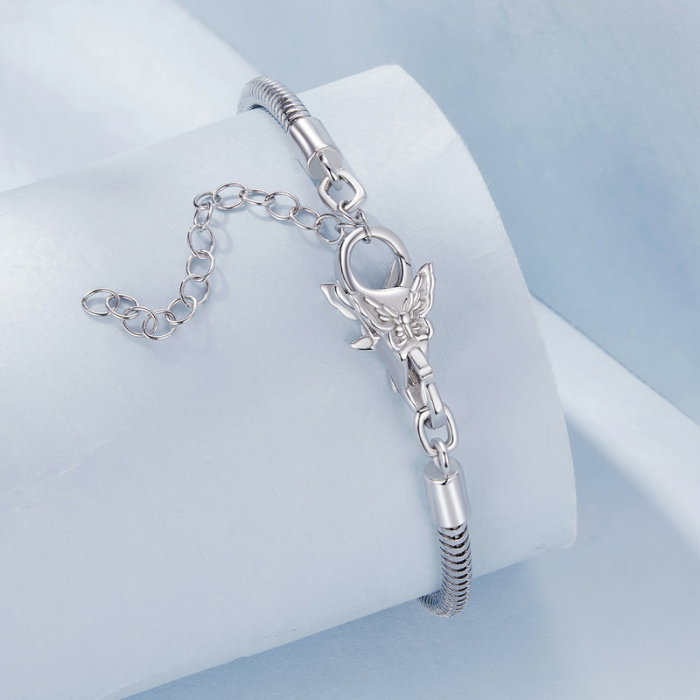 Inchizatoare dubla pentru bratara, cu  fluture [8]