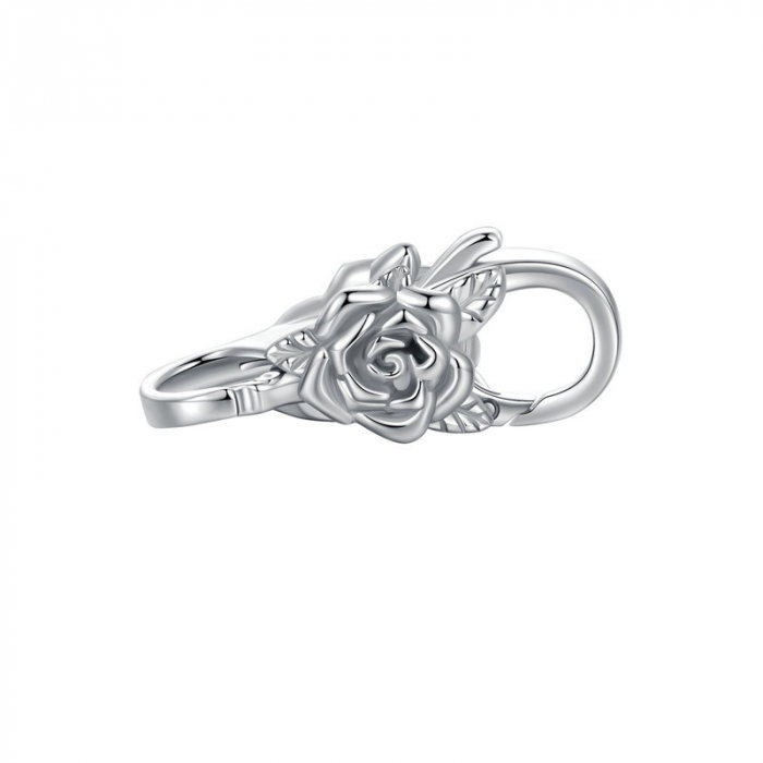 Inchizatoare dubla pentru bratara, cu  trandafir [1]