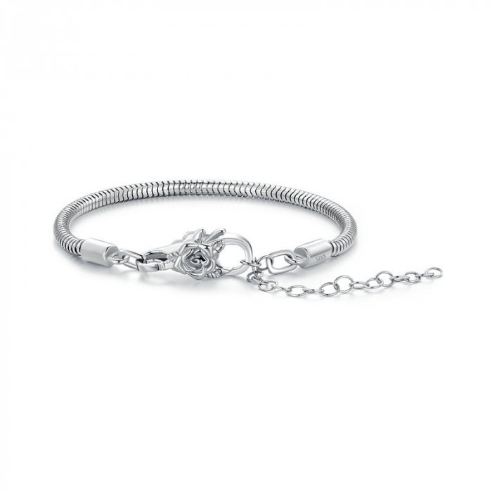 Inchizatoare dubla pentru bratara, cu  trandafir [20]