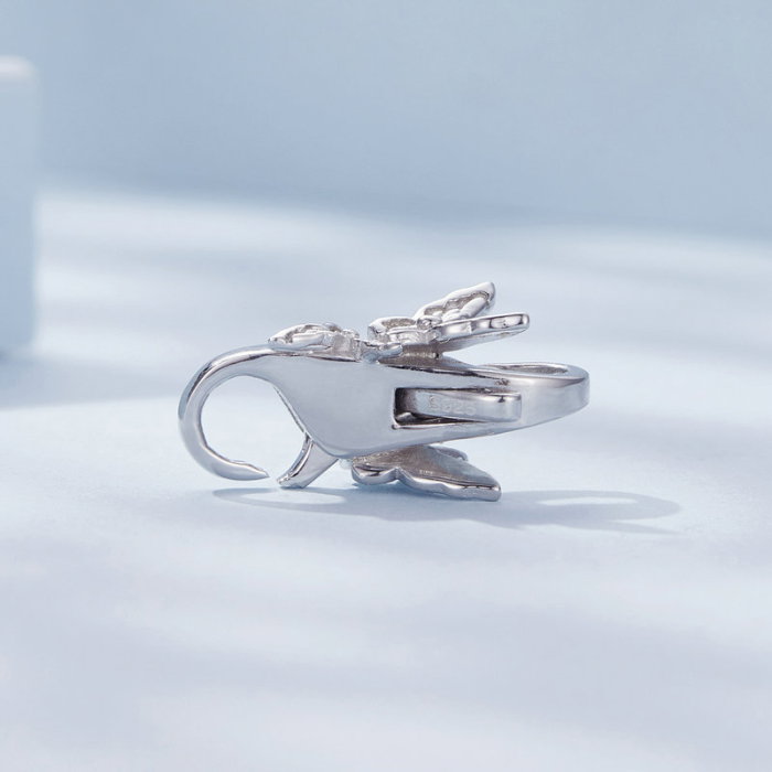 Inchizatoare dubla pentru bratara, cu  fluture [4]