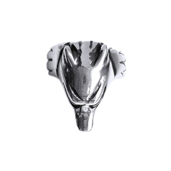 Inel argint 925 cap de lup [2]