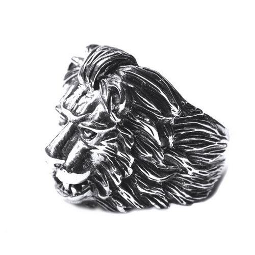 Inel argint 925 cu cap de leu, Aslan [3]