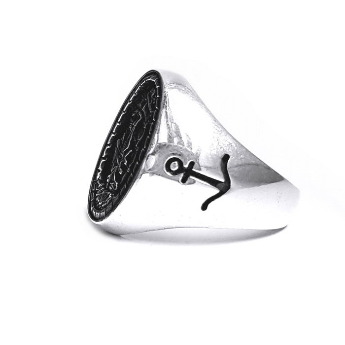 Inel argint 925 cu corabie [2]