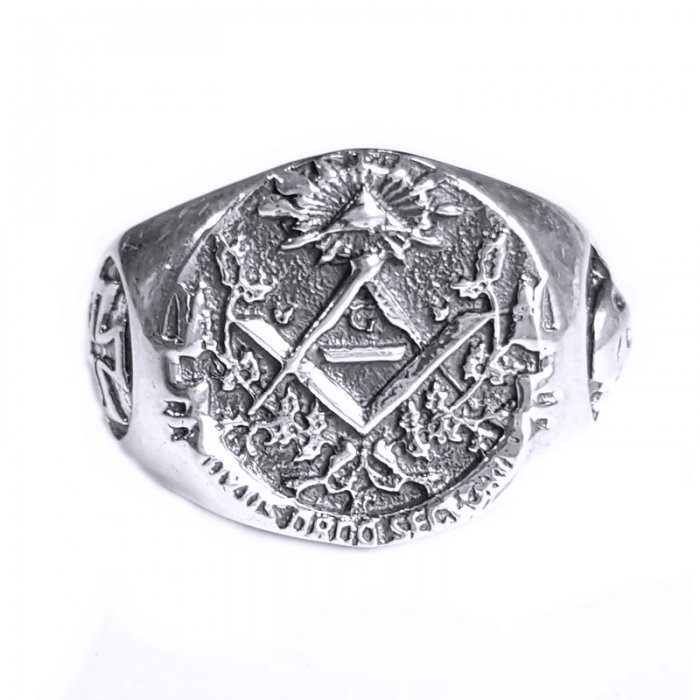Inel argint 925 cu cruce si simboluri malteze , Ritual [1]
