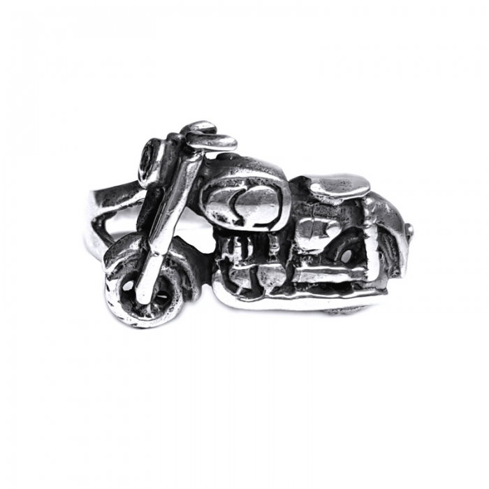 Inel argint 925 cu motocicleta, Freedom Rider [1]