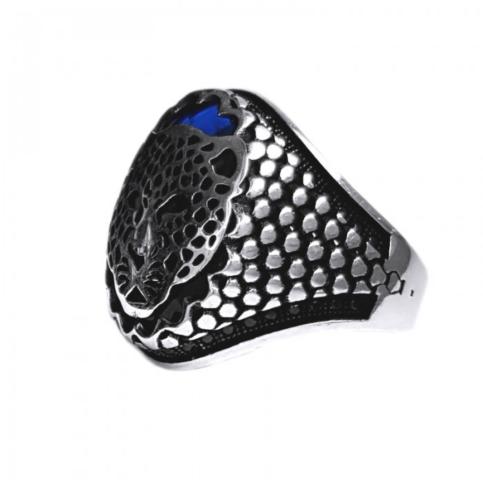 Inel argint 925 cu jaguar leopard puma si zirconiu [2]