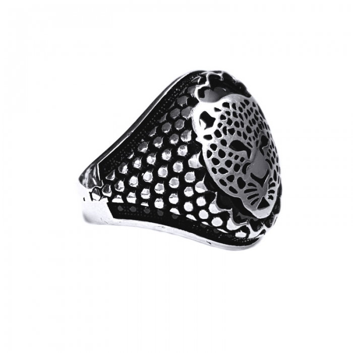 Inel argint 925 cu jaguar leopard puma si zirconiu [2]