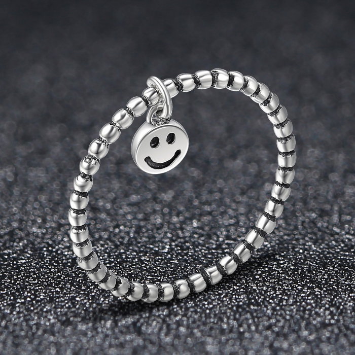 Inel argint 925 cu talisman fata zambitoare Smiley Face - Be Authentic IST0034 [2]