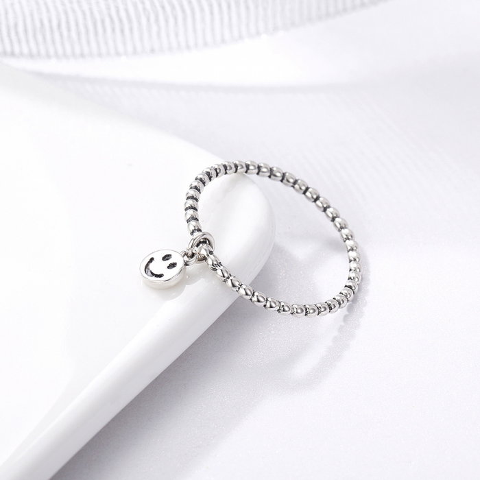 Inel argint 925 cu talisman fata zambitoare Smiley Face - Be Authentic IST0034 [4]