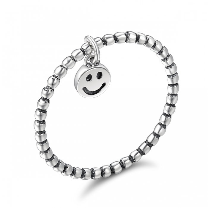 Inel argint 925 cu talisman fata zambitoare Smiley Face - Be Authentic IST0034 [1]