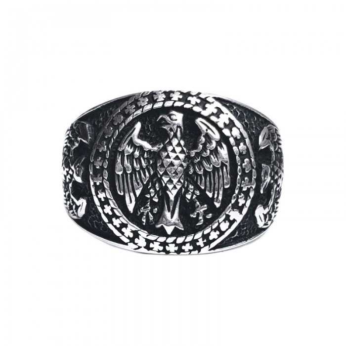 Inel argint 925 cu vulturi [1]