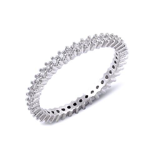 Inel argint 925 cu zirconii albe [1]