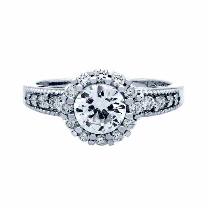 Inel argint 925 elegant cu zirconii [2]