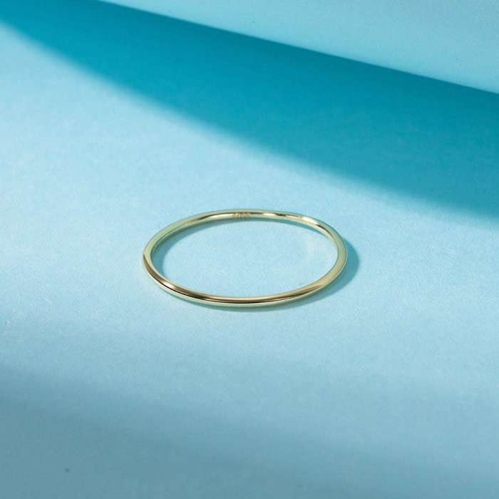 Inel argint 925 placat cu aur 14K [4]