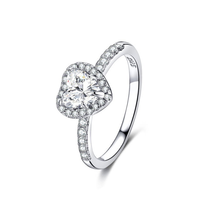 Inel argint 925 placat cu rodiu cu zirconiu [1]