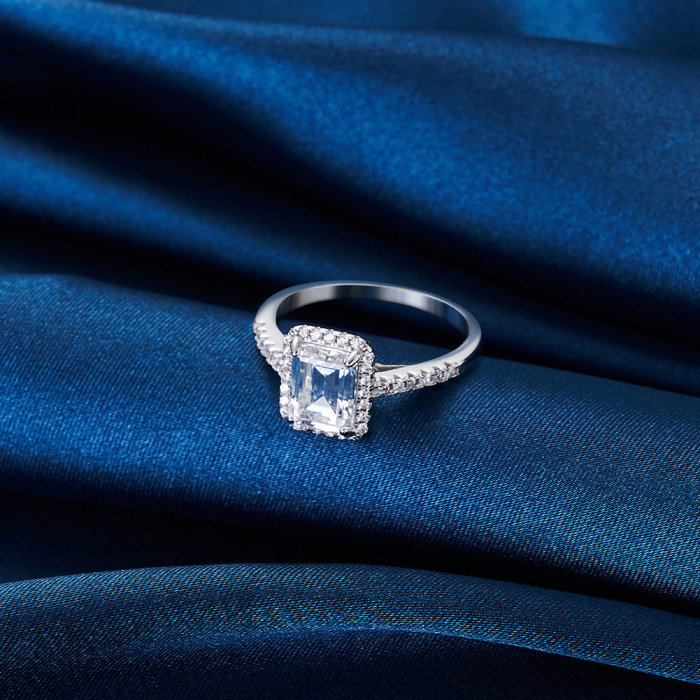 Inel argint 925 placat cu rodiu cu zirconiu [5]