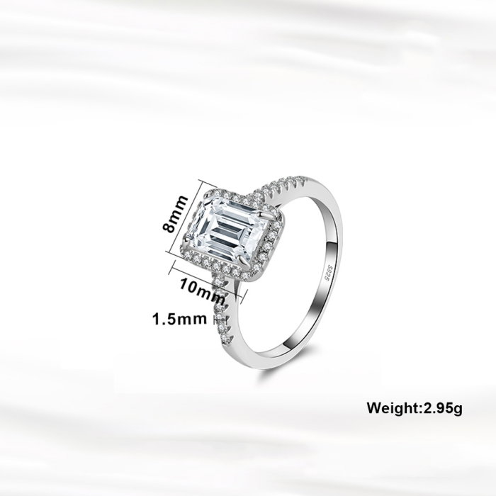 Inel argint 925 placat cu rodiu cu zirconiu [3]