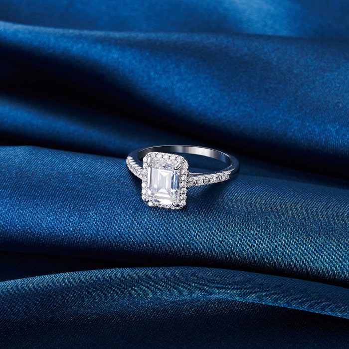 Inel argint 925 placat cu rodiu cu zirconiu [4]