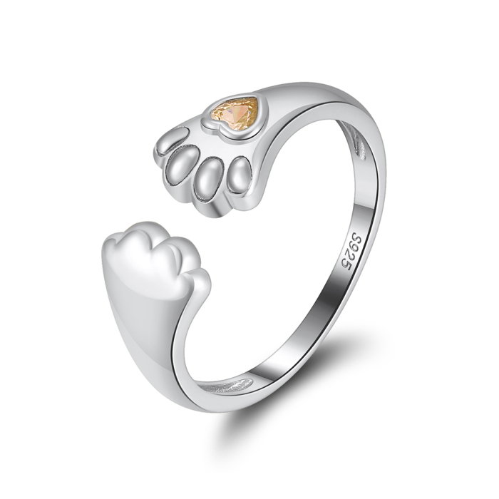 Inel argint 925 placat cu rodiu cu zirconiu [1]