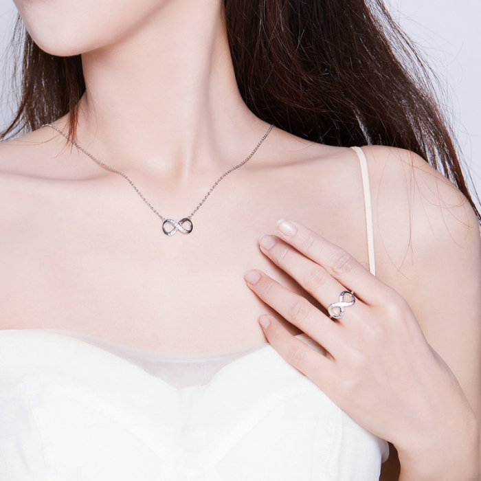 Inel argint ajustabil Dragoste Infinita  - family forever [10]