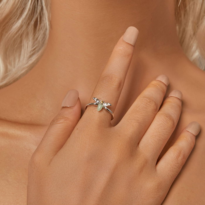 Inel argint albinuta fosforescenta [8]