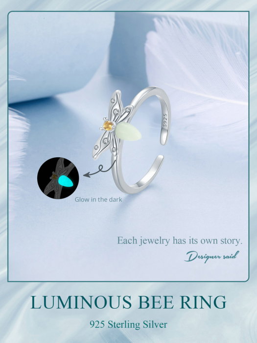Inel argint albinuta fosforescenta [15]