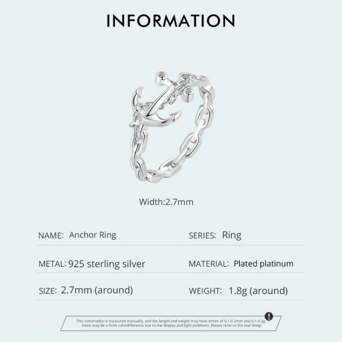 Inel argint ancora [11]