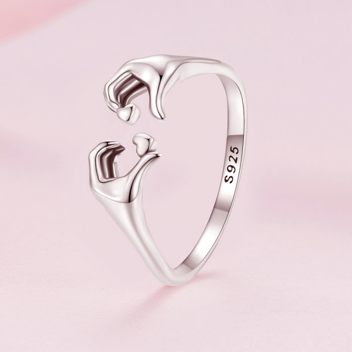 Inel argint atingerea dragostei [3]