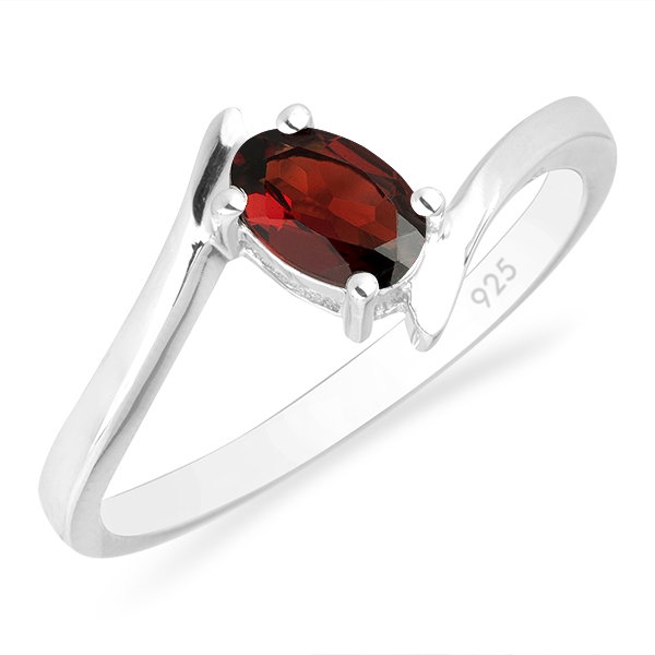 Inel argint Aurora, 925, cu granat - IVA0033 [1]