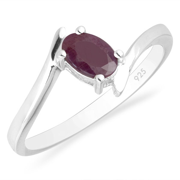 Inel argint Aurora, 925, cu rubin - IVA0036 [1]