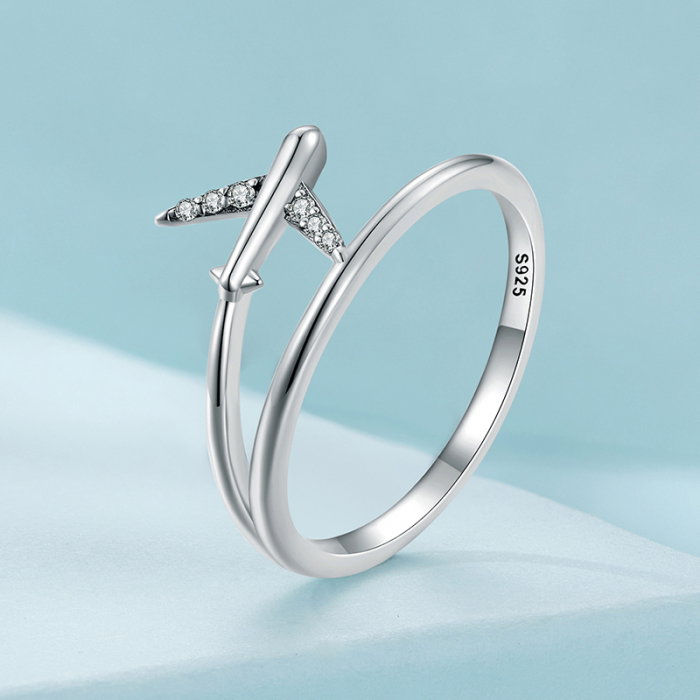 Inel argint avion [6]