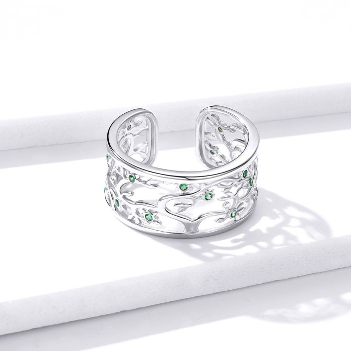 Inel argint copacul vietii, reglabil [7]