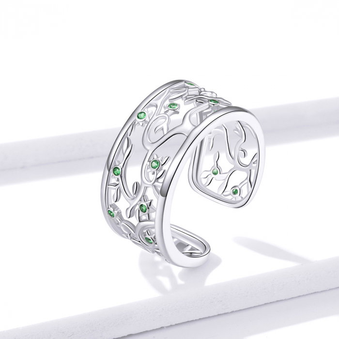 Inel argint copacul vietii, reglabil [3]