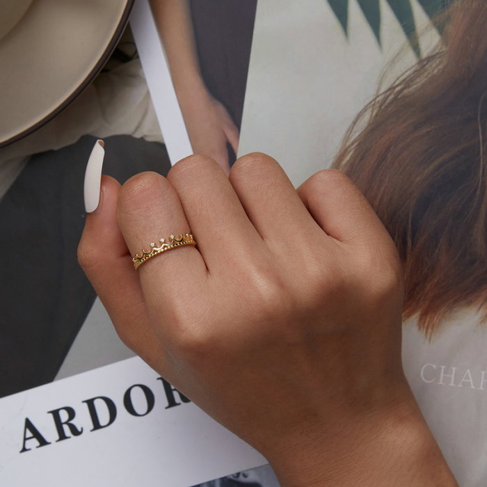 Inel argint coroana [8]