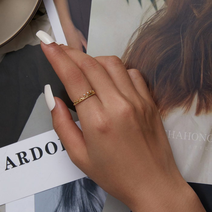 Inel argint coroana [7]