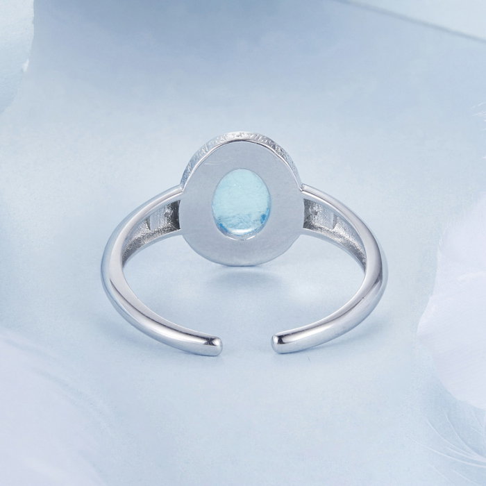 Inel argint cu acvamarin [7]