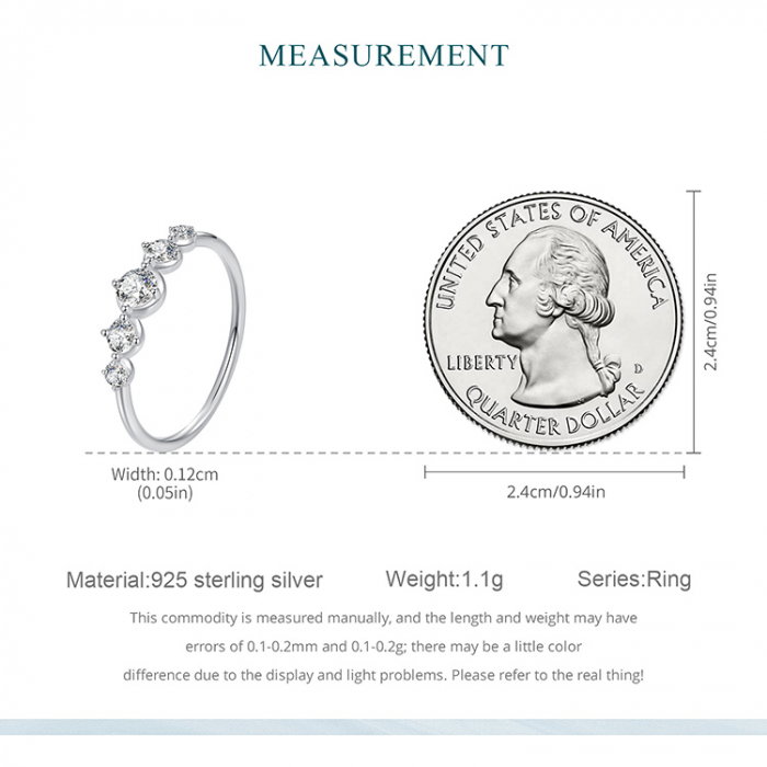 Inel argint cu cinci zirconii [19]