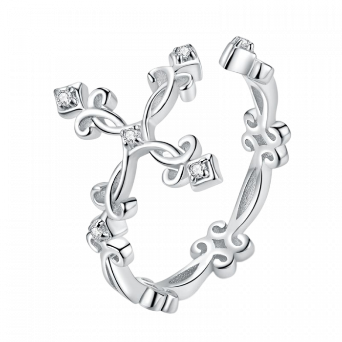 Inel argint cu cruciulita si zirconii [1]