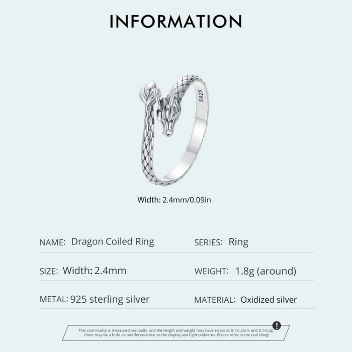 Inel argint cu dragon [10]