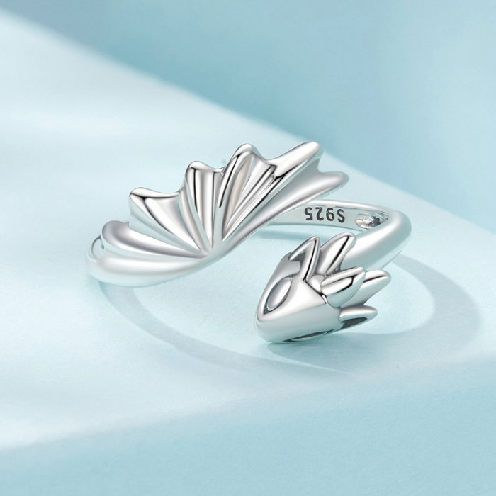 Inel argint cu dragoni [5]