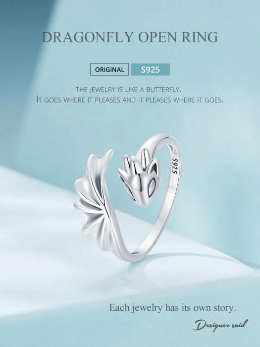 Inel argint cu dragoni [15]