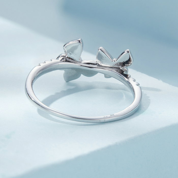 Inel argint cu fluturasi [2]