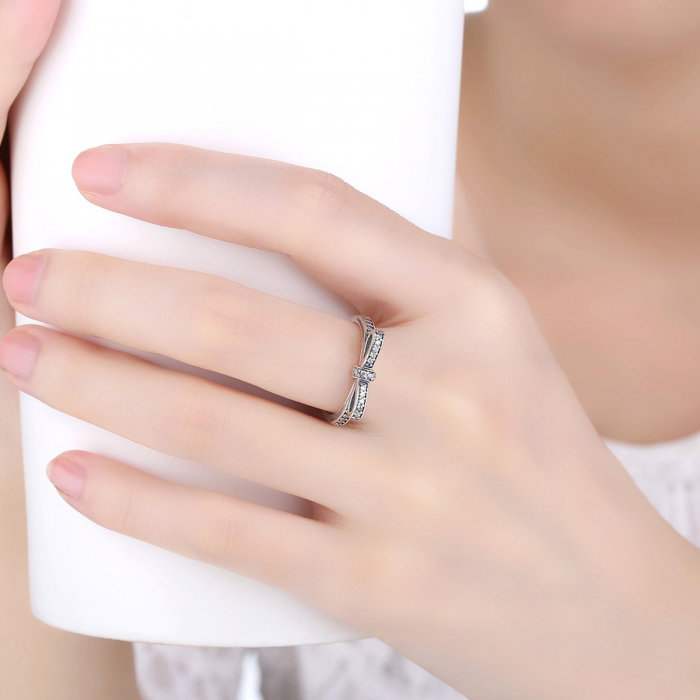 Inel argint cu fundita si zirconii albe - Be Authentic IST0007 [4]