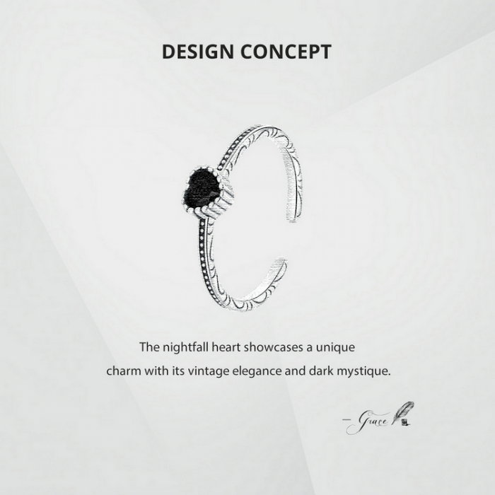 Inel argint cu inima [10]